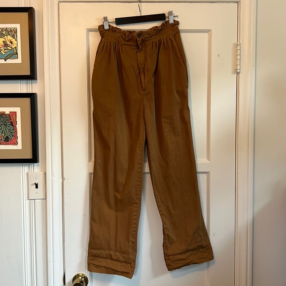 High waisted elastic free people pants - Picture 1 of 4